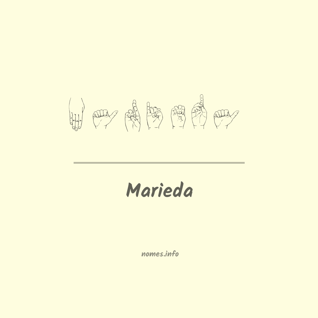 Marieda em Libras Marieda em Libras