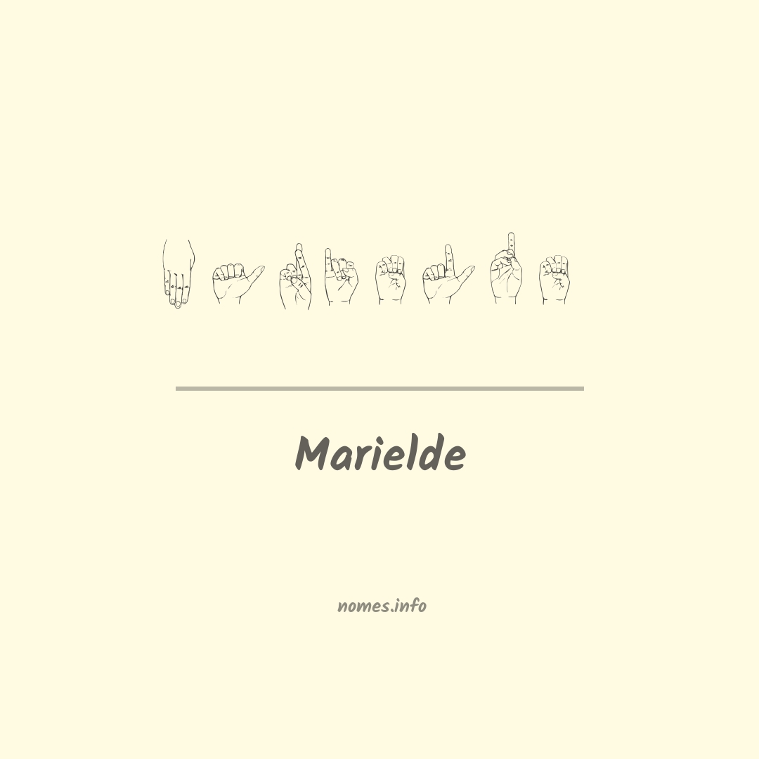 Marielde em Libras
