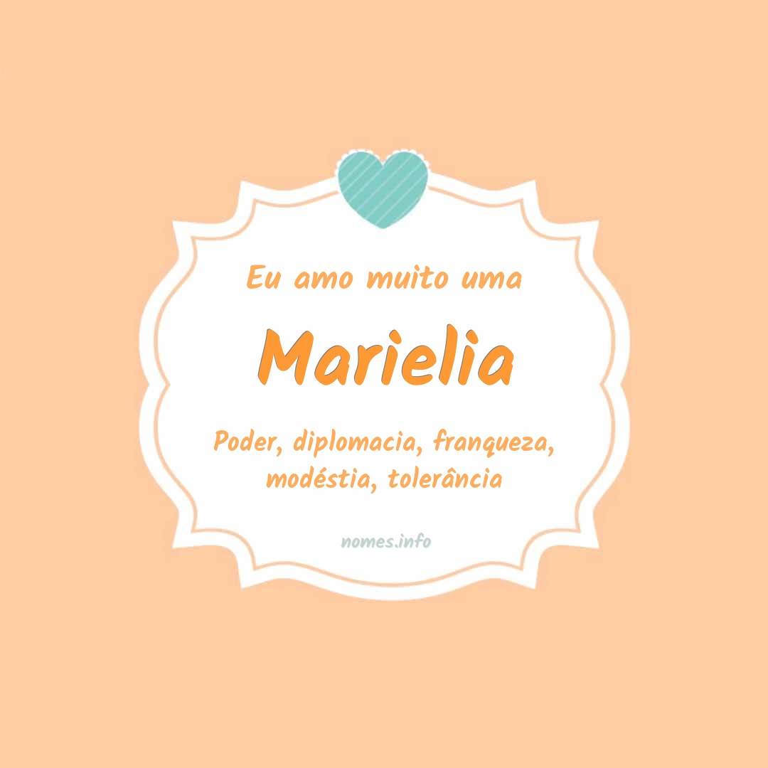 Eu amo muito Marielia
