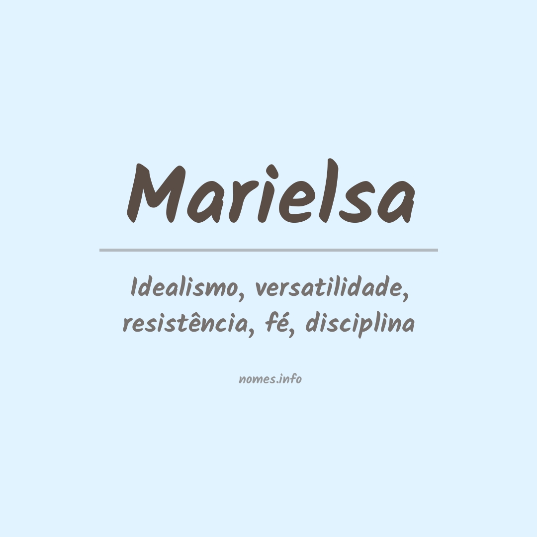 Significado do nome Marielsa
