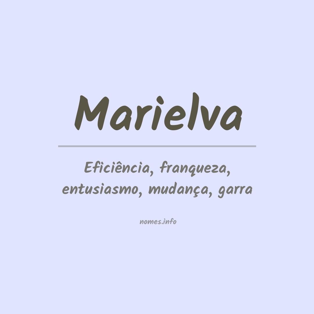 Significado do nome Marielva