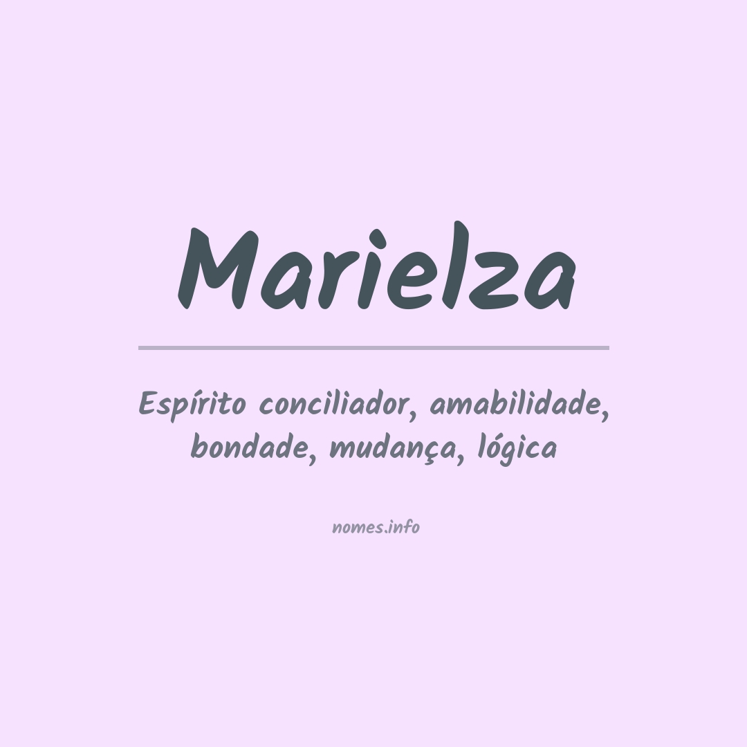 Significado do nome Marielza
