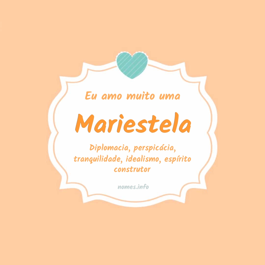 Eu amo muito Mariestela
