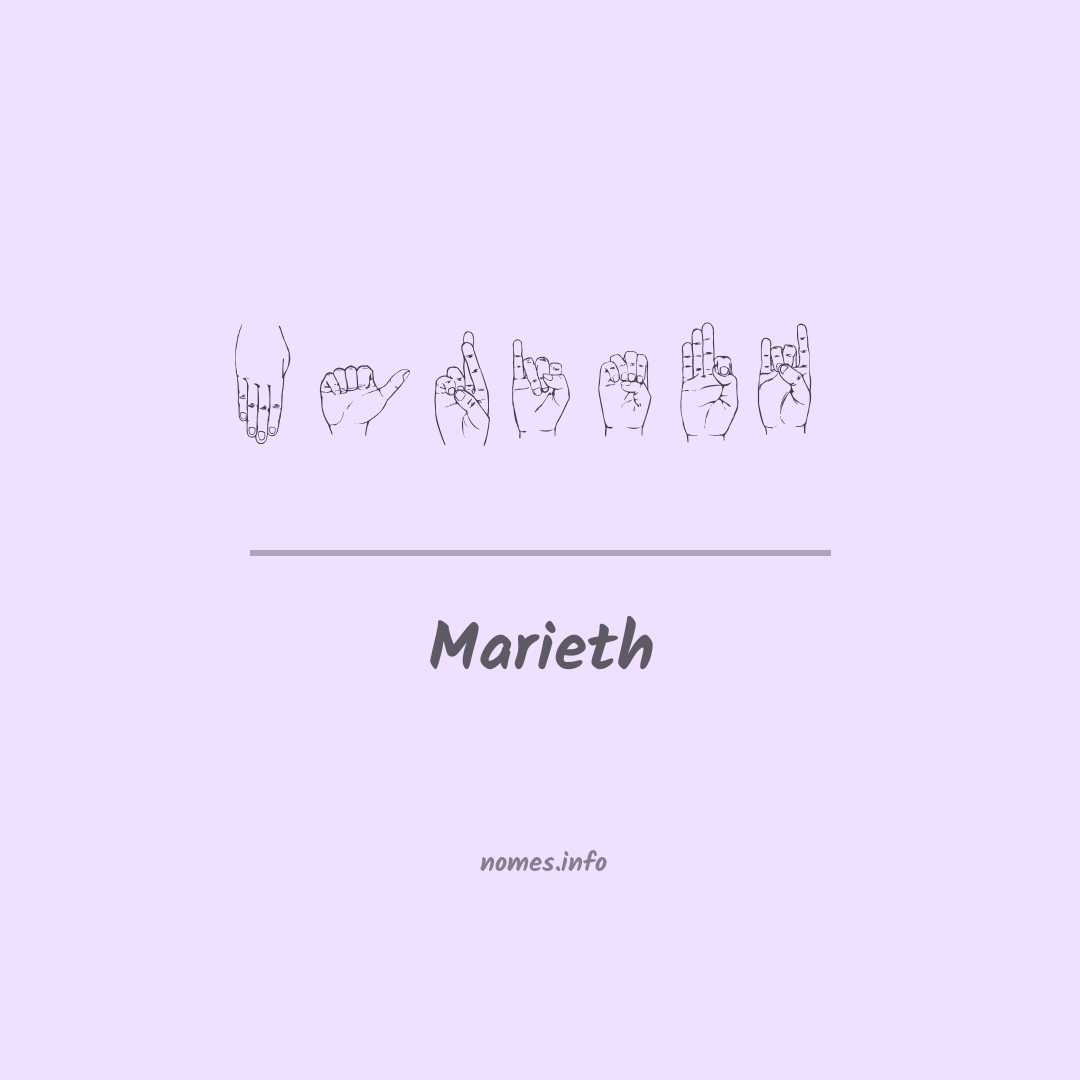 Marieth em Libras