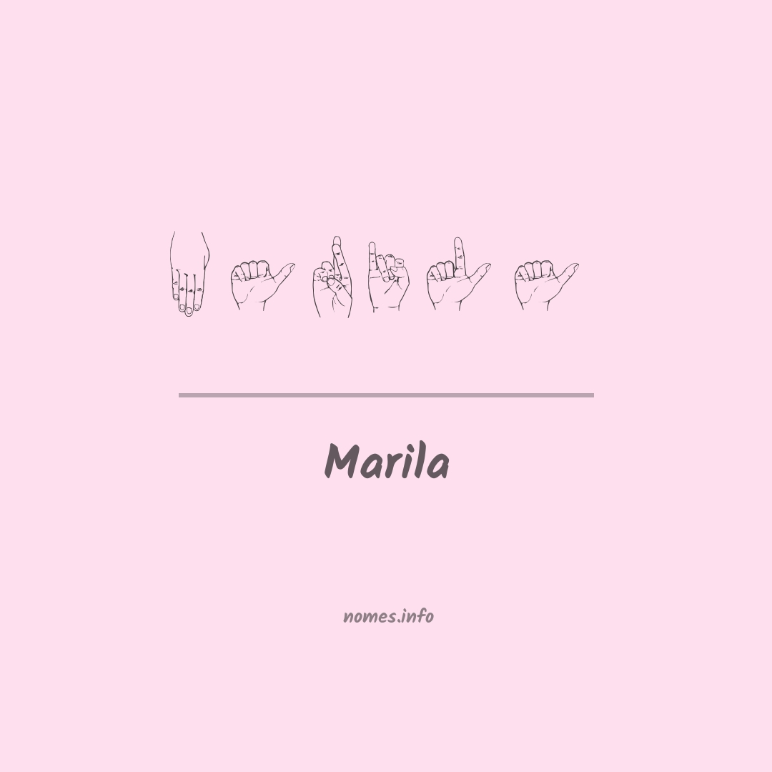 Marila em Libras