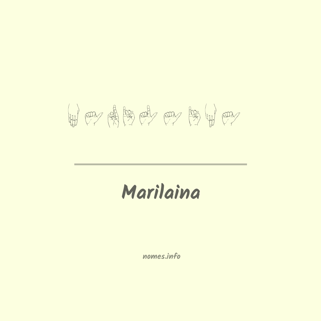 Marilaina em Libras