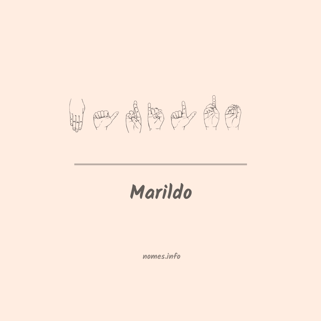 Marildo em Libras