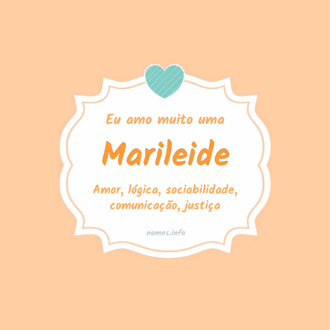 Eu amo muito Marileide