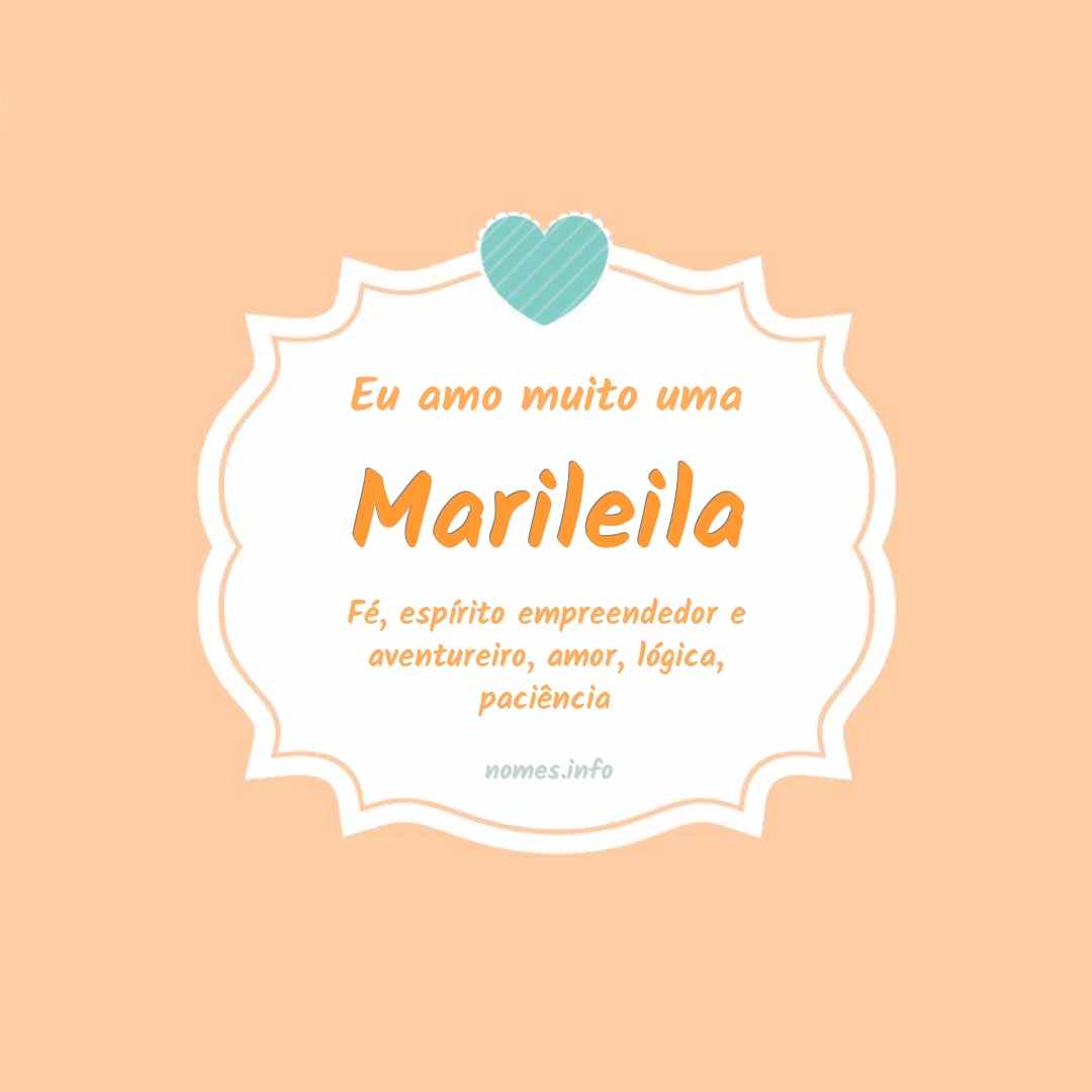 Eu amo muito Marileila
