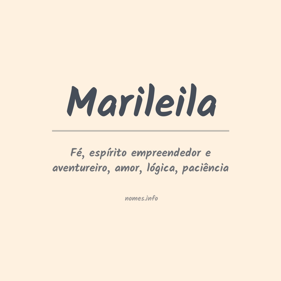 Significado do nome Marileila