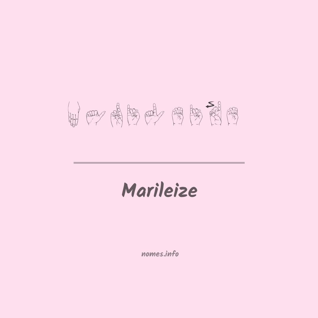 Marileize em Libras