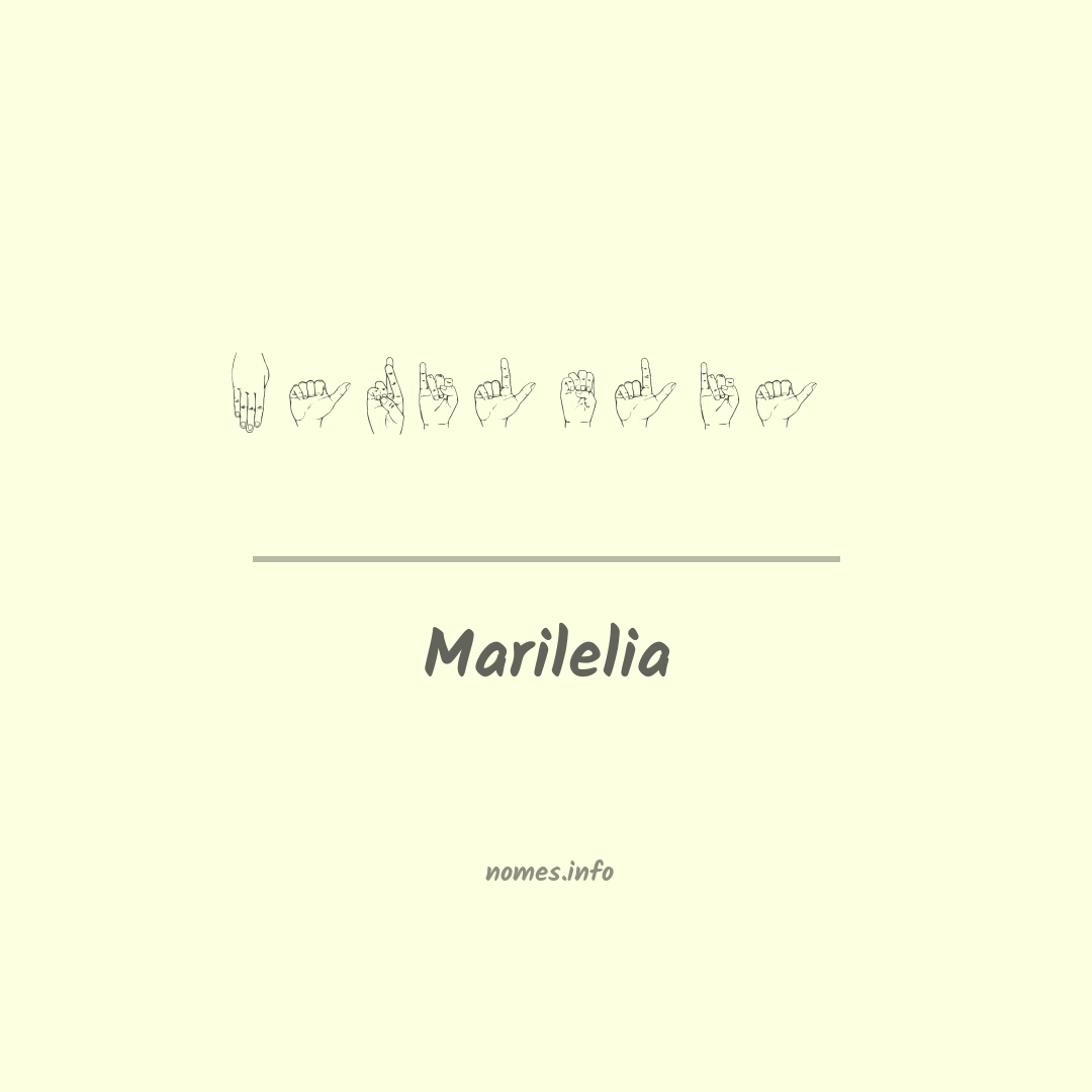 Marilelia em Libras