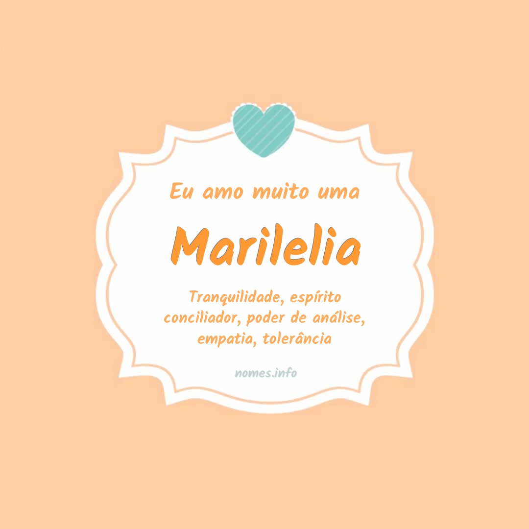 Eu amo muito Marilelia