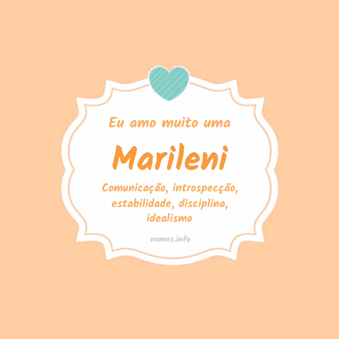 Eu amo muito Marileni