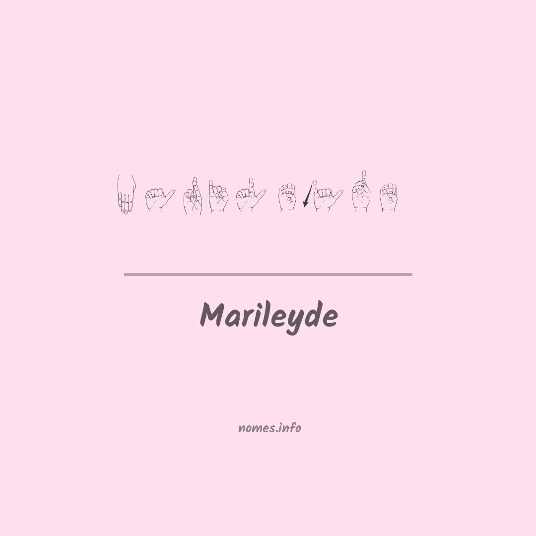 Marileyde em Libras