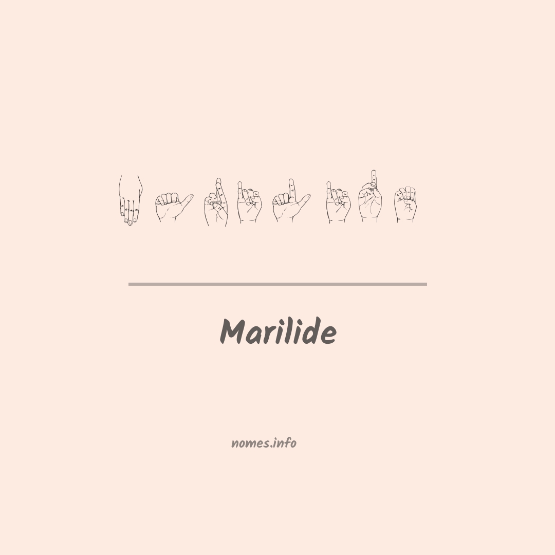 Marilide em Libras