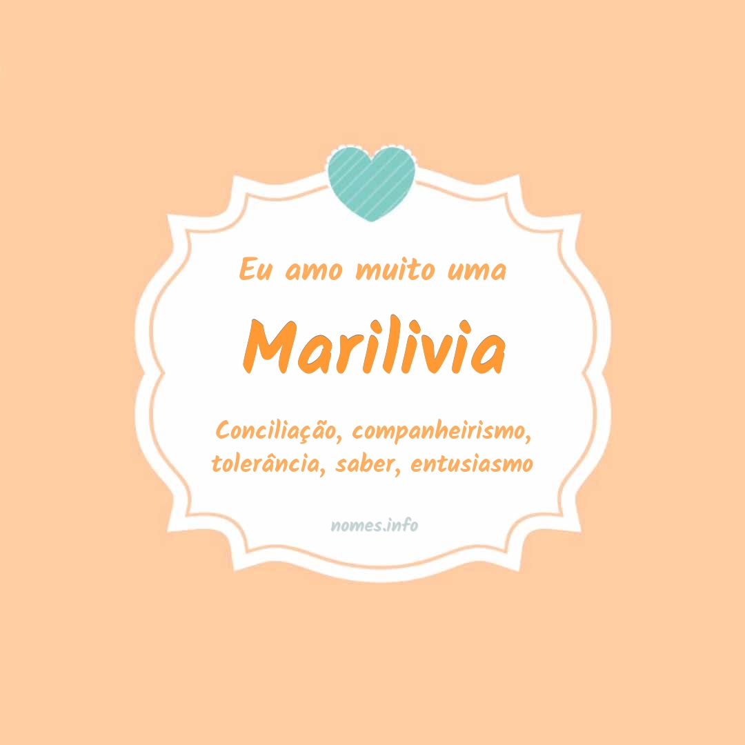 Eu amo muito Marilivia