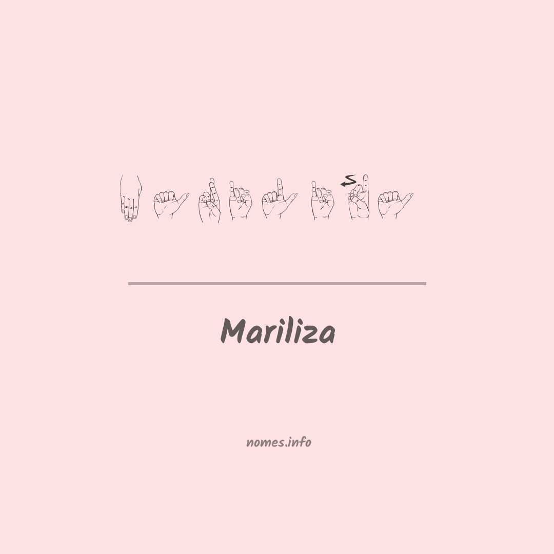 Mariliza em Libras