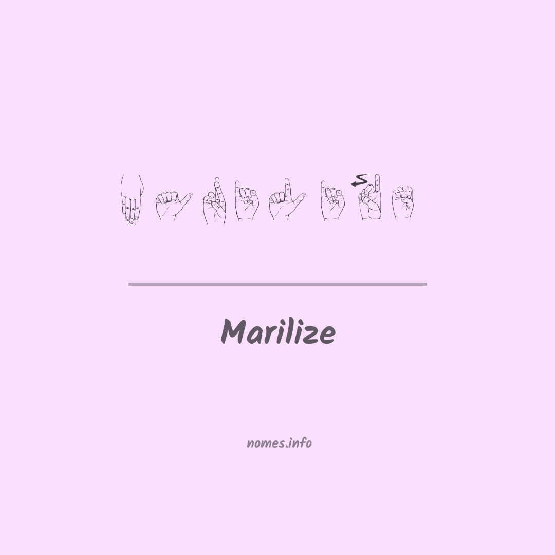 Marilize em Libras