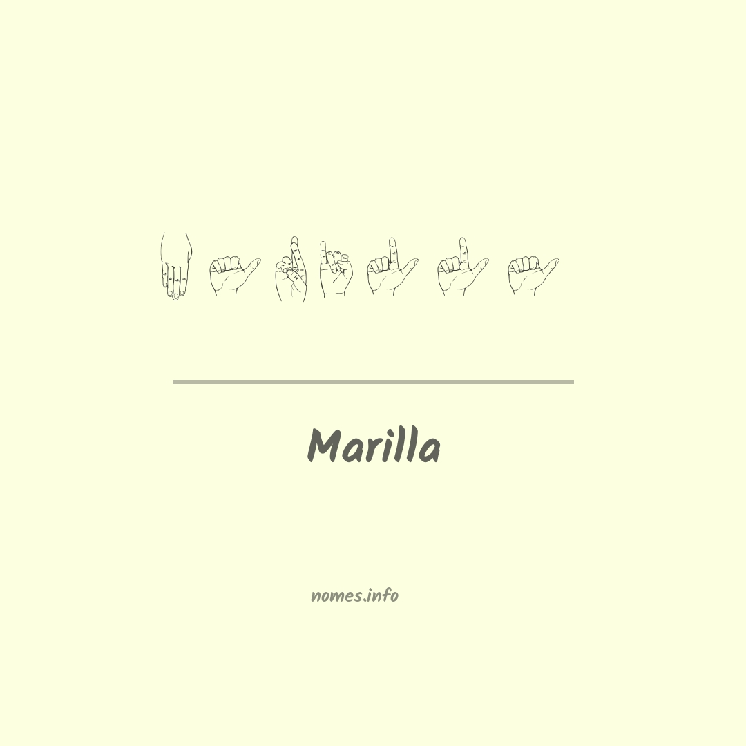 Marilla em Libras