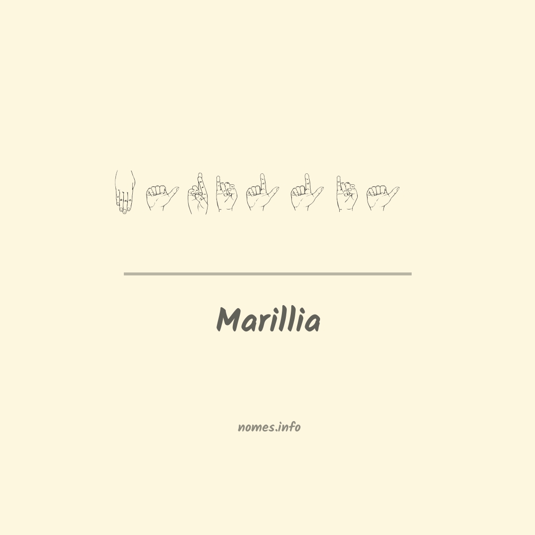 Marillia em Libras