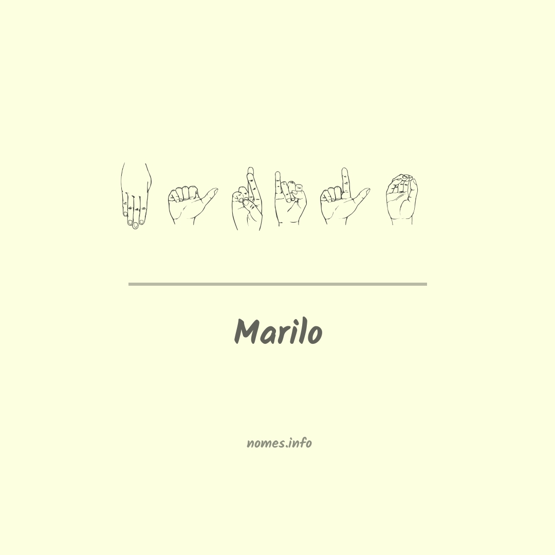 Marilo em Libras