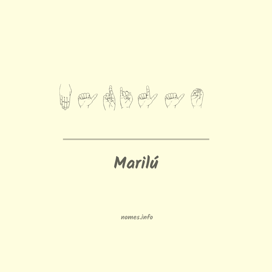 Marilú em Libras