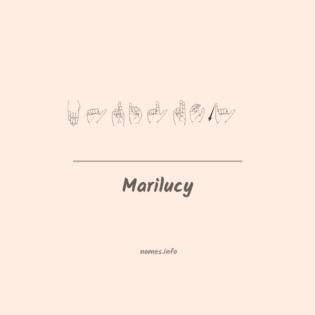 Marilucy em Libras