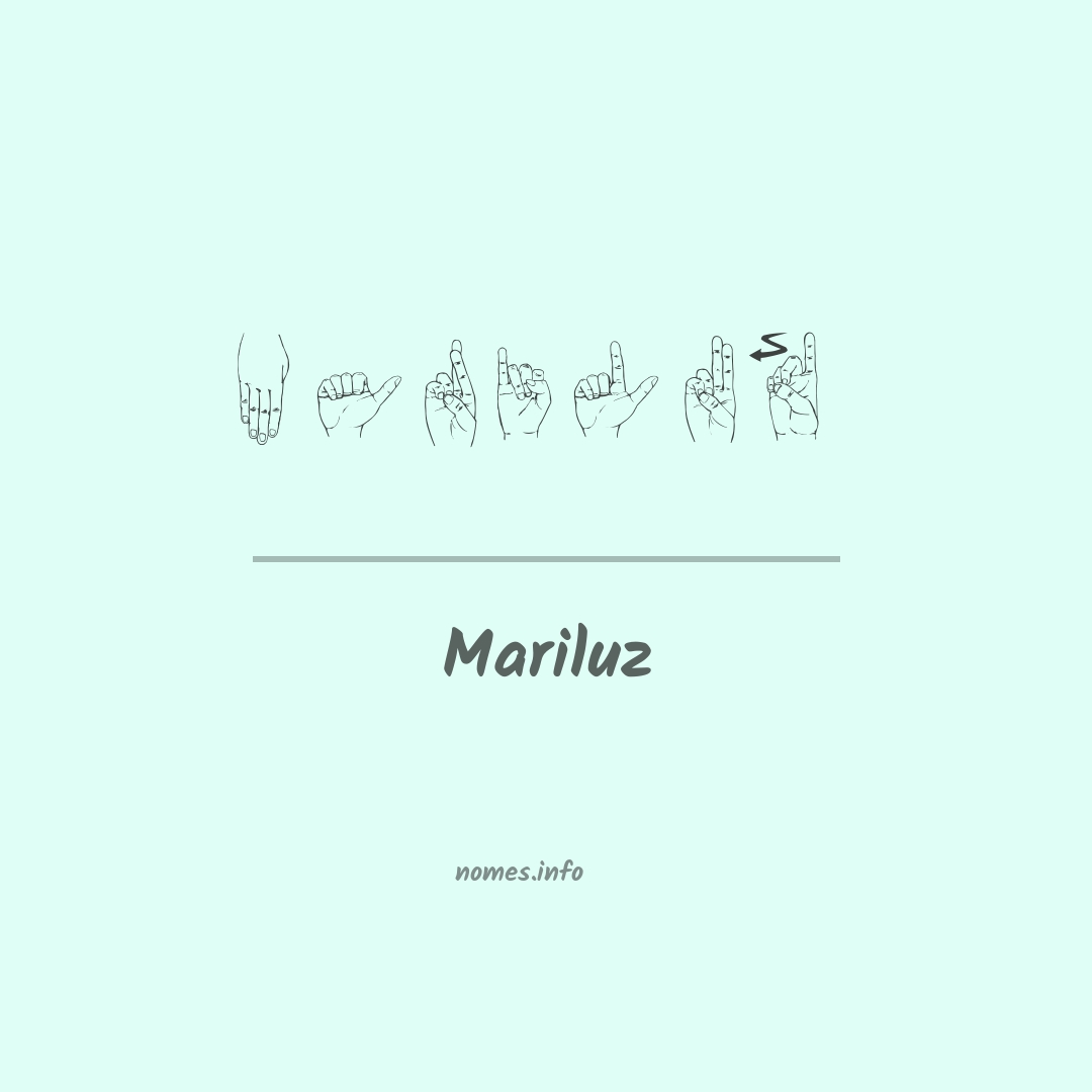 Mariluz em Libras