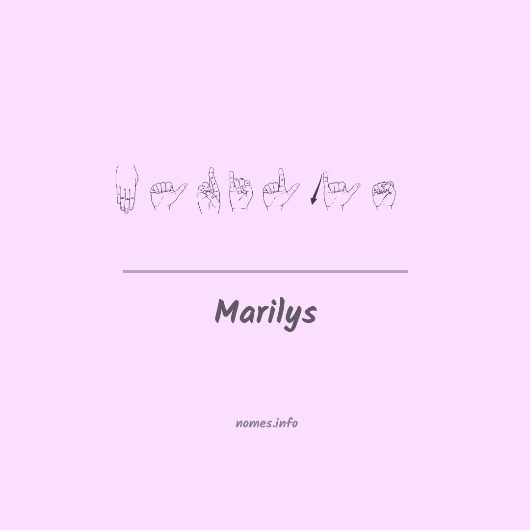 Marilys em Libras Marilys em Libras