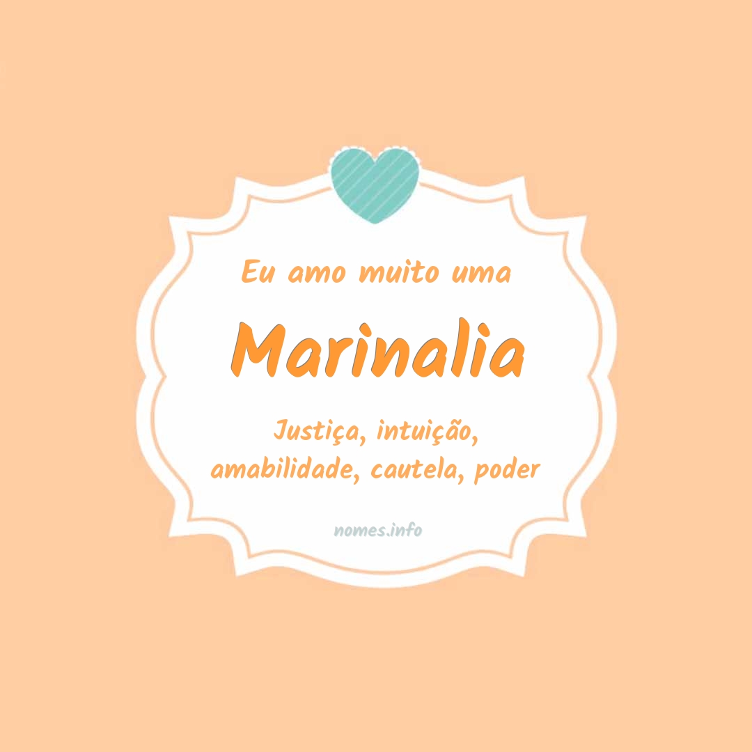 Eu amo muito Marinalia