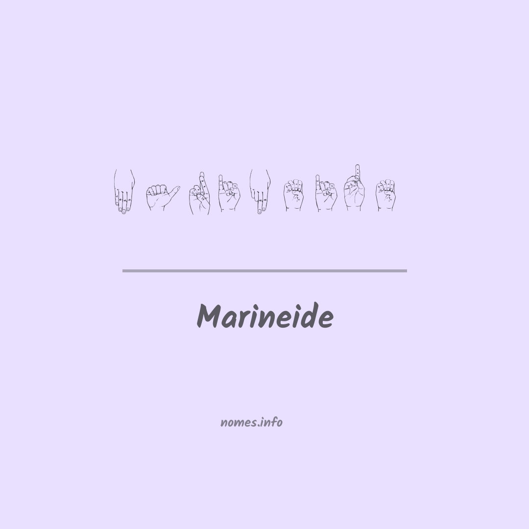 Marineide em Libras