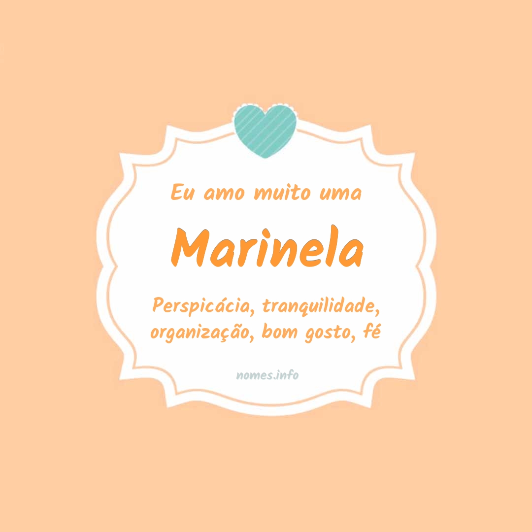 Eu amo muito Marinela