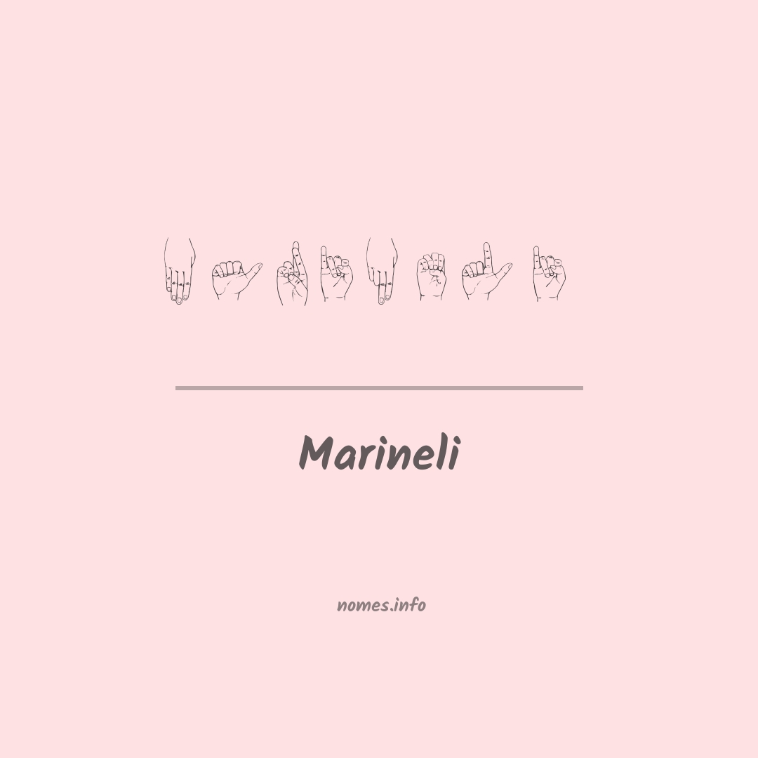 Marineli em Libras