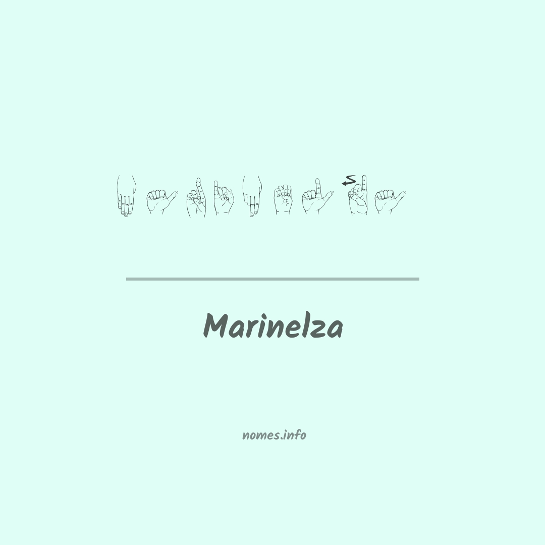 Marinelza em Libras