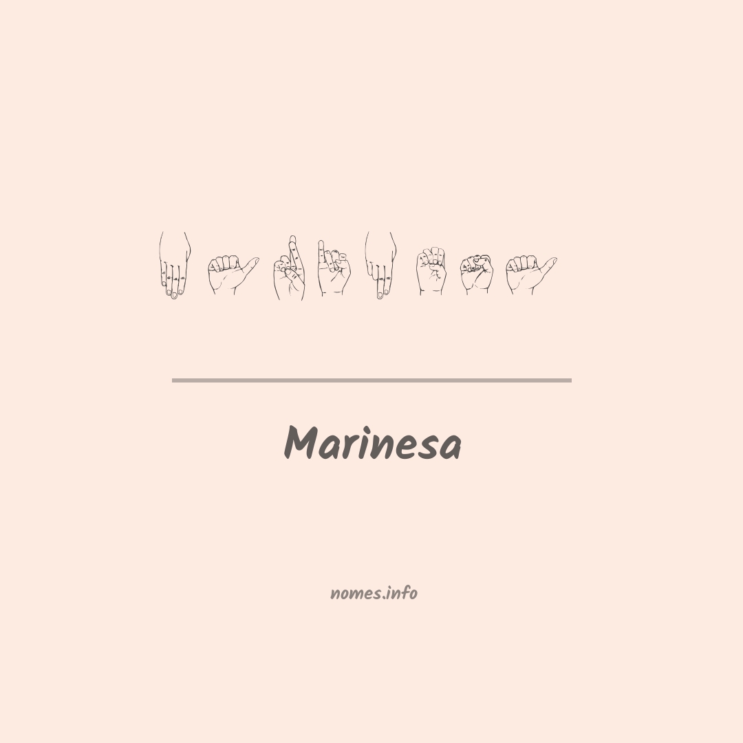 Marinesa em Libras