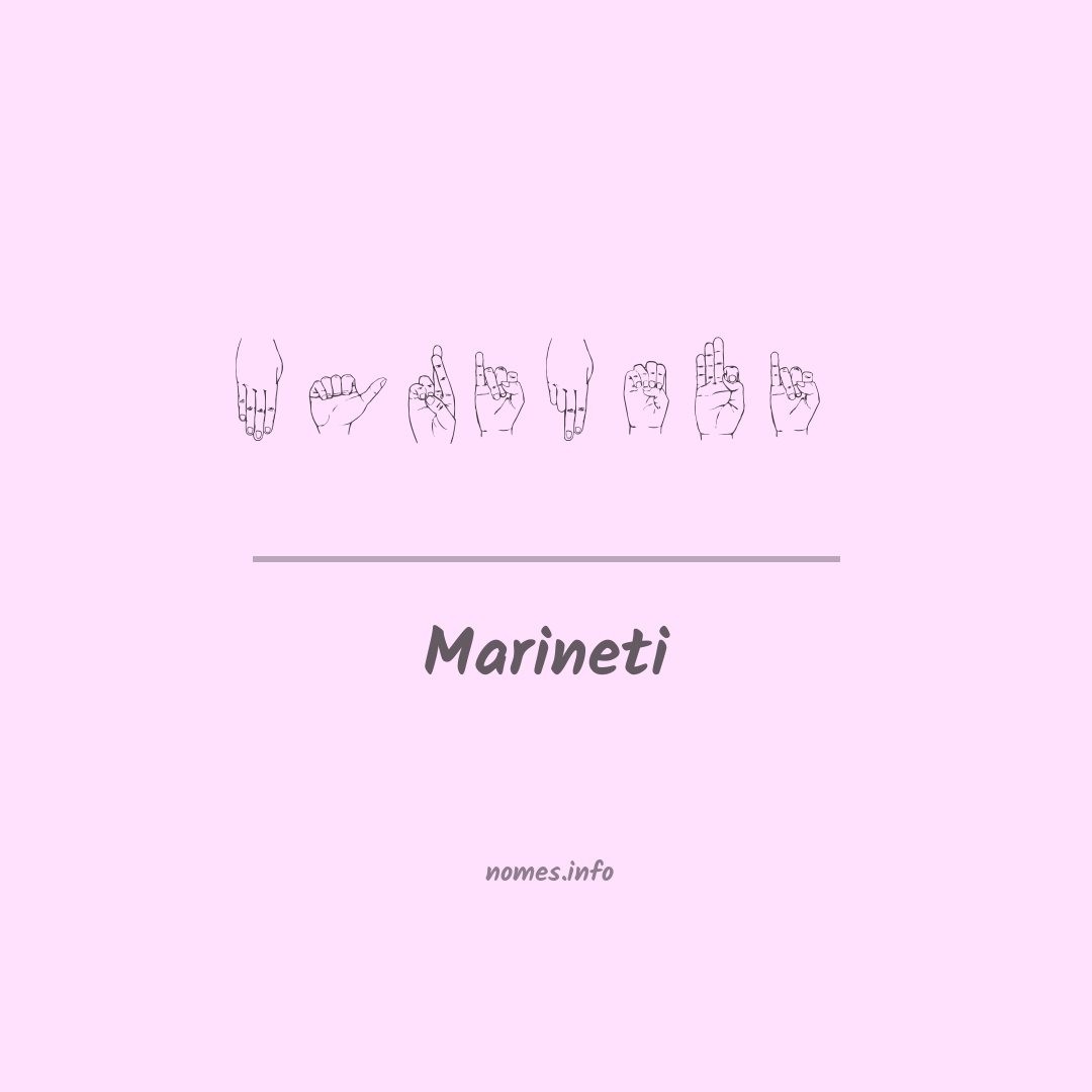 Marineti em Libras
