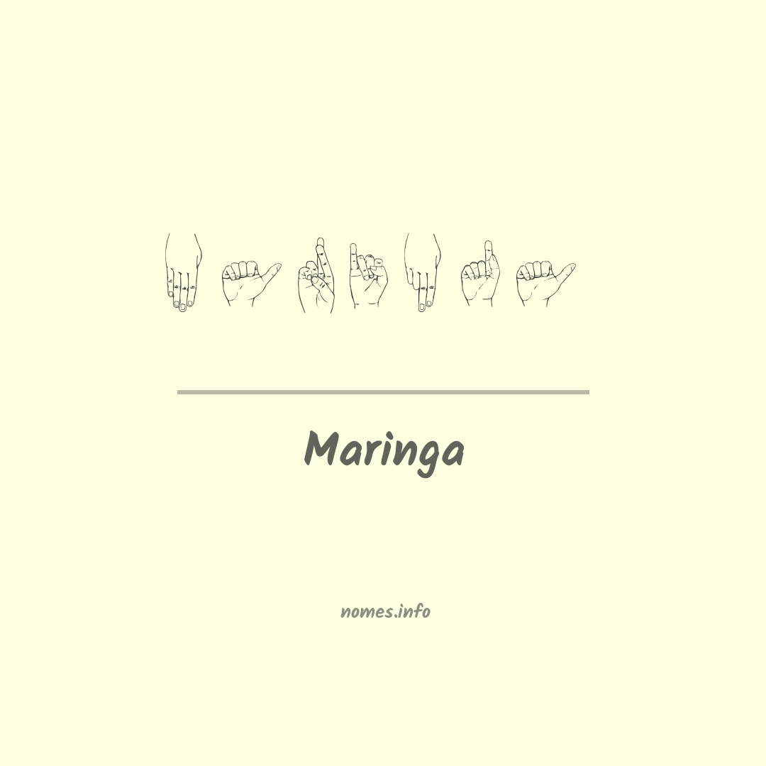 Maringa em Libras