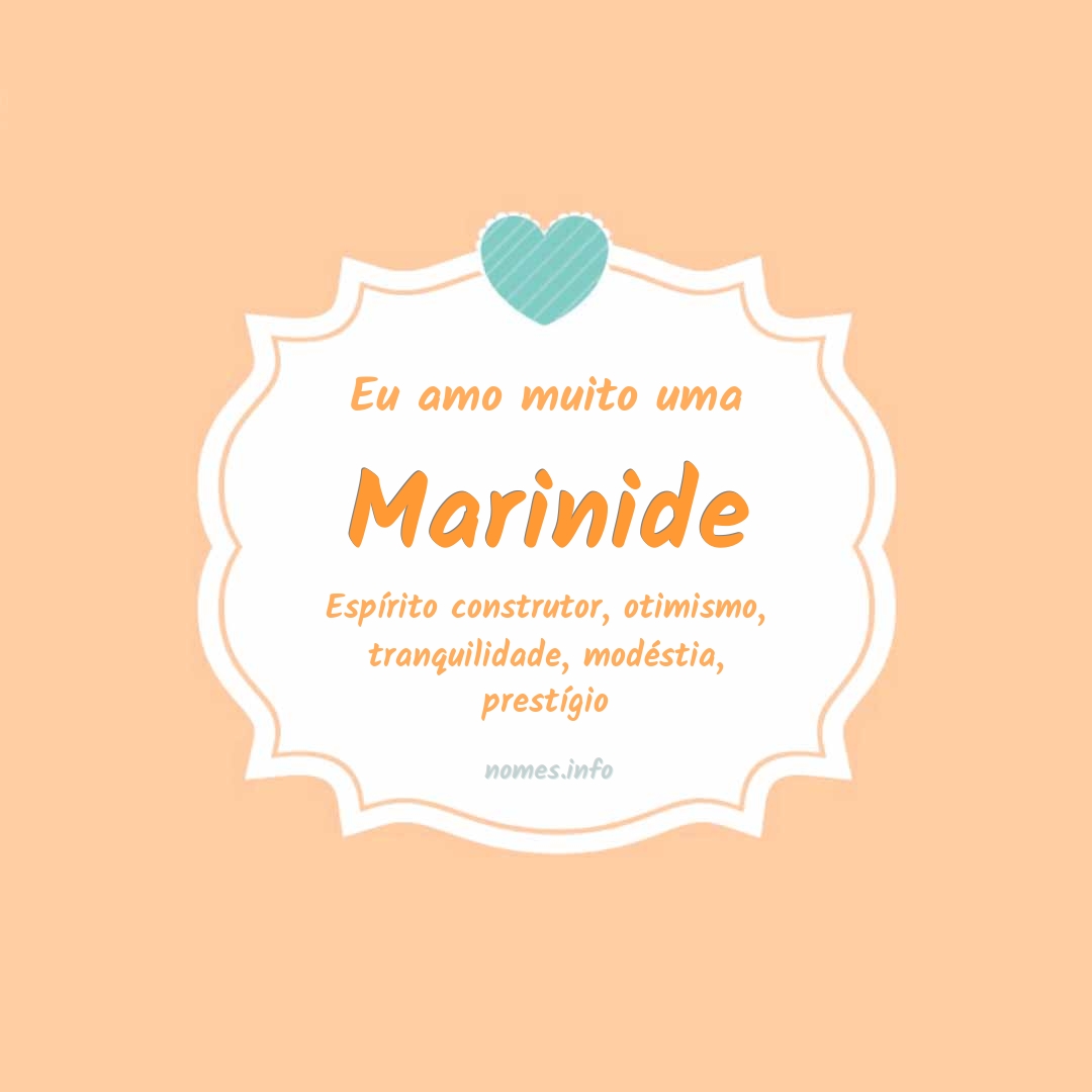 Eu amo muito Marinide