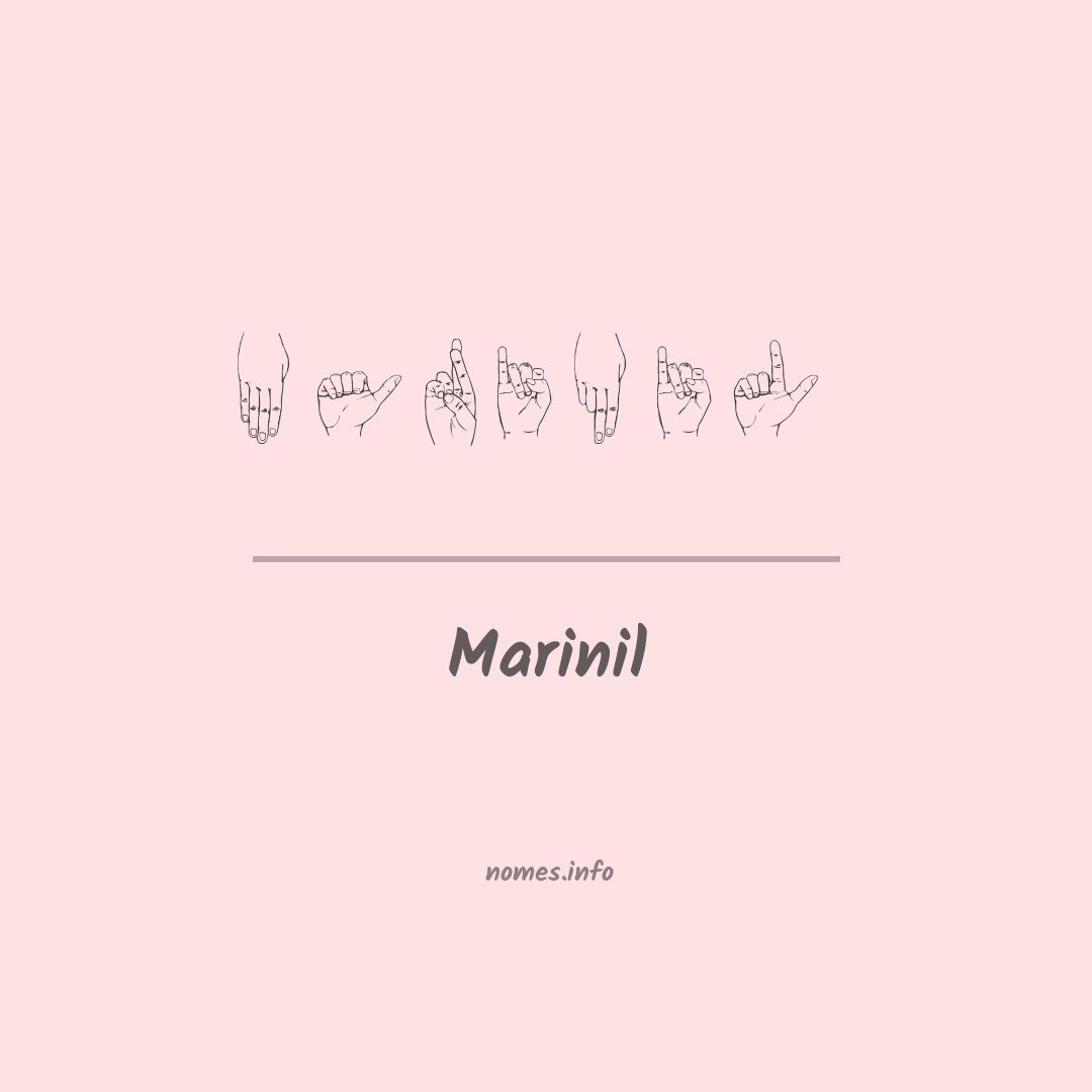 Marinil em Libras