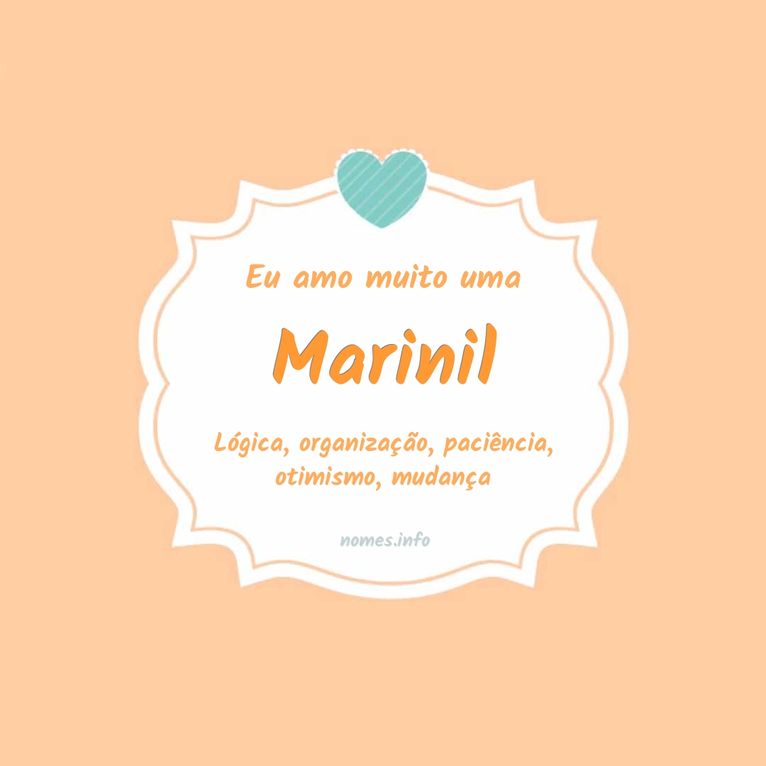 Eu amo muito Marinil