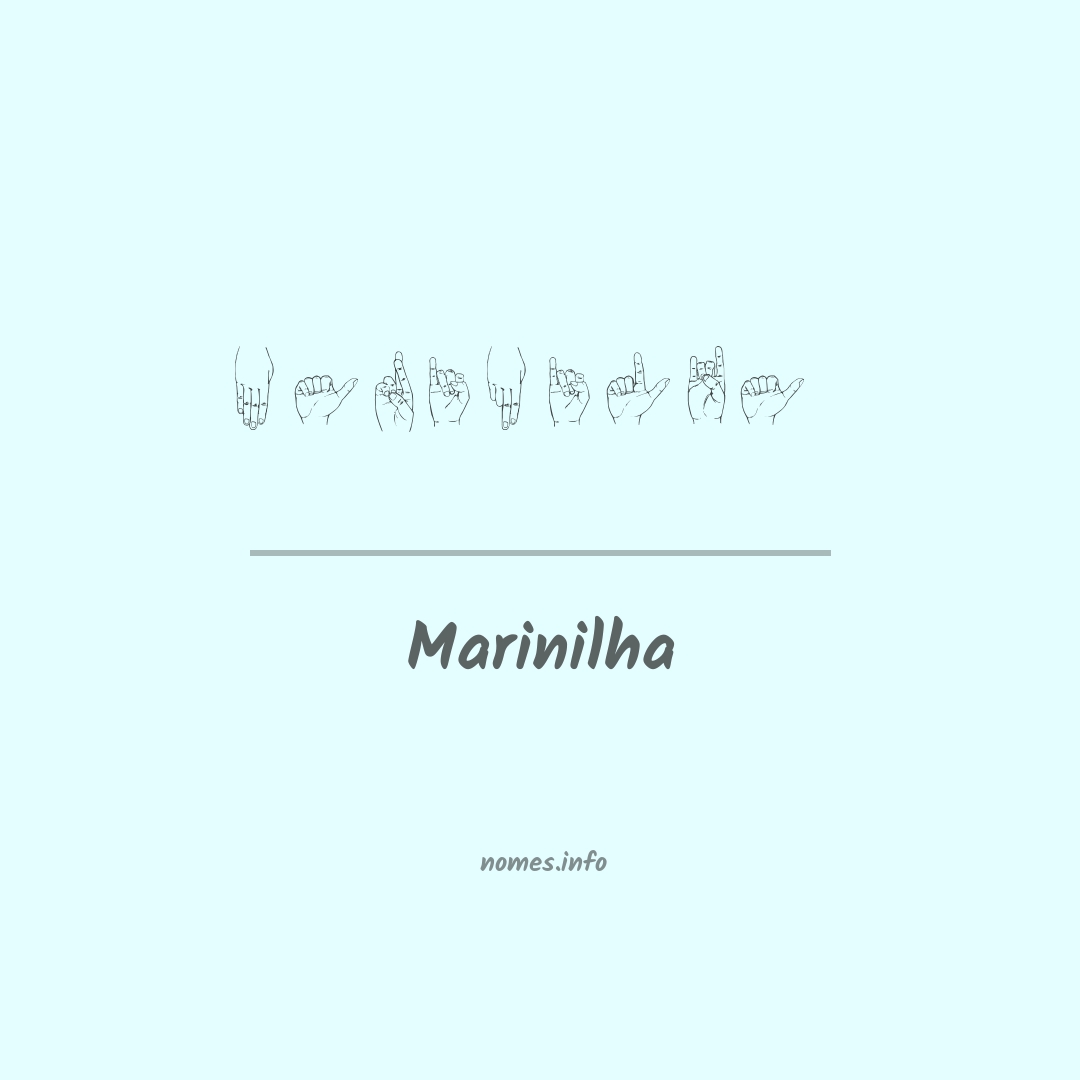 Marinilha em Libras