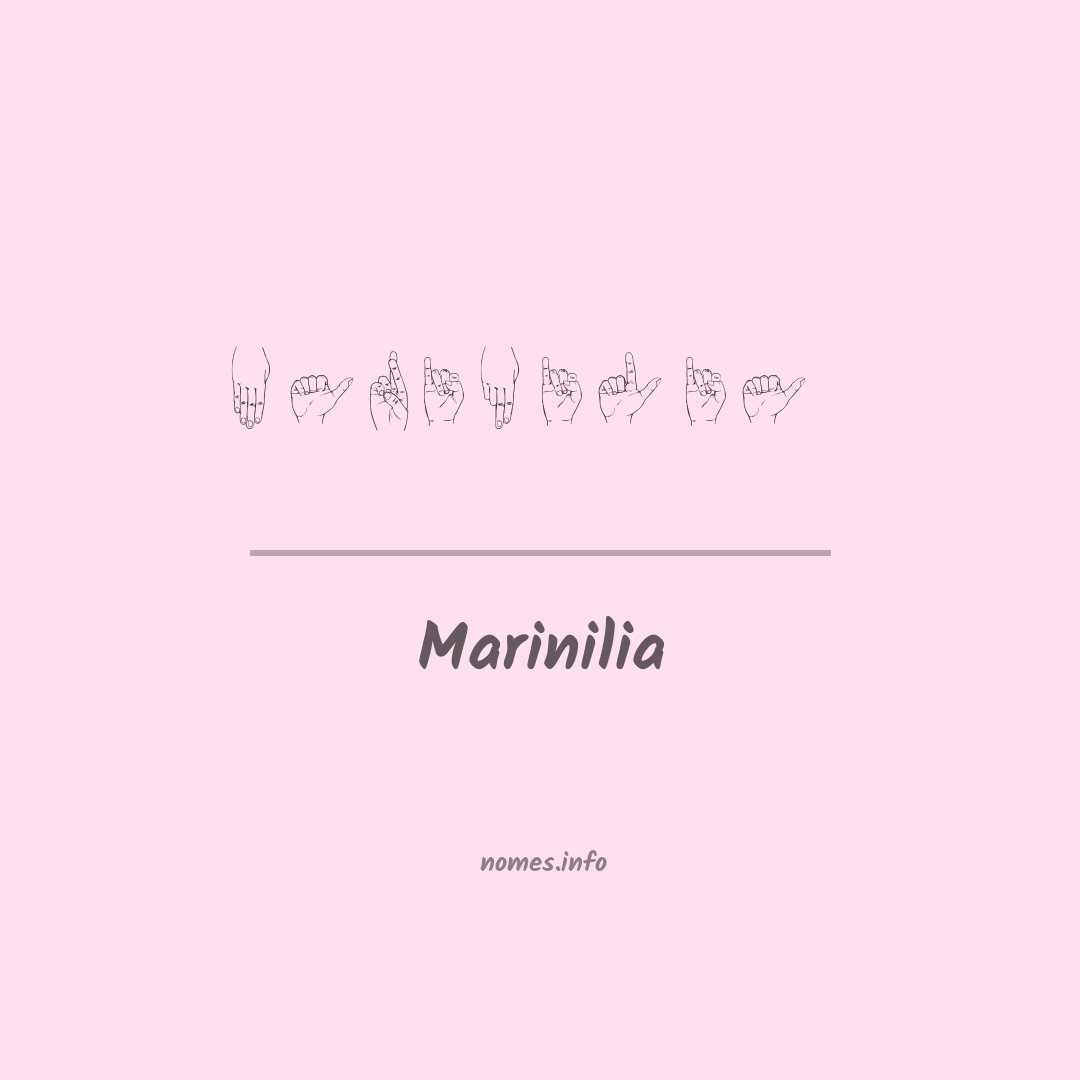 Marinilia em Libras