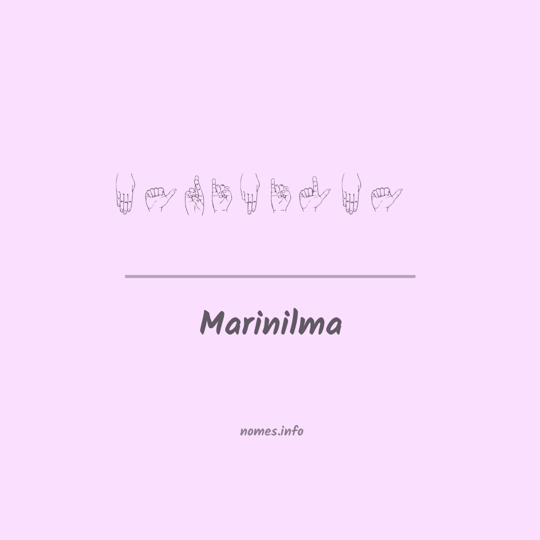 Marinilma em Libras
