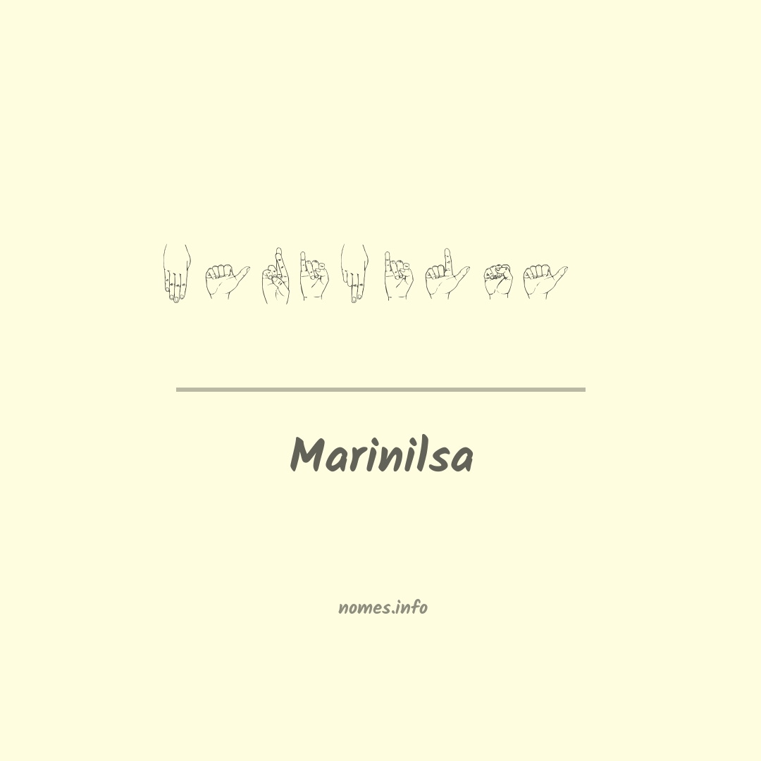 Marinilsa em Libras