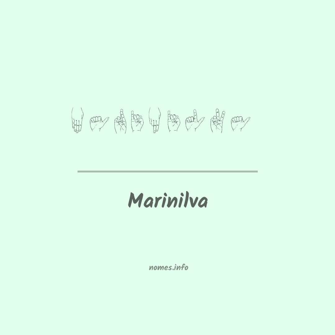 Marinilva em Libras