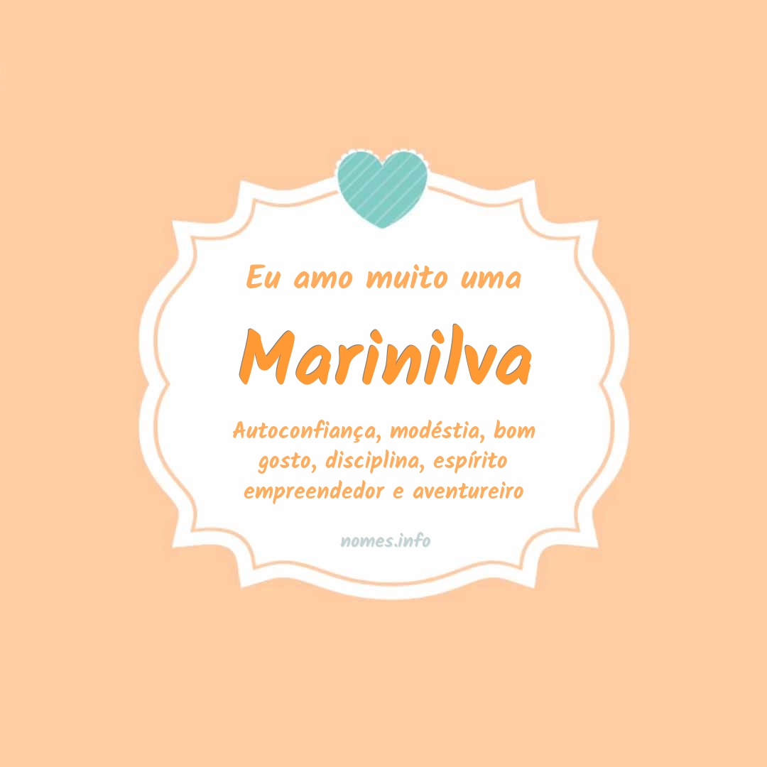 Eu amo muito Marinilva