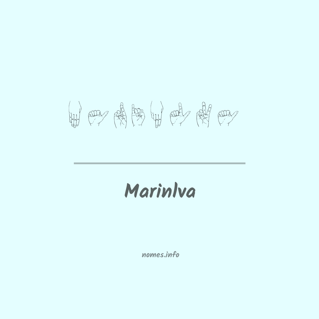 Marinlva em Libras