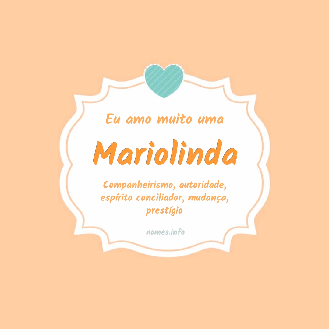 Eu amo muito Mariolinda