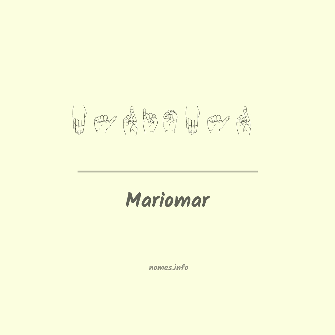 Mariomar em Libras